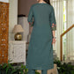 Forest Green A-line Kurta & Pant Set